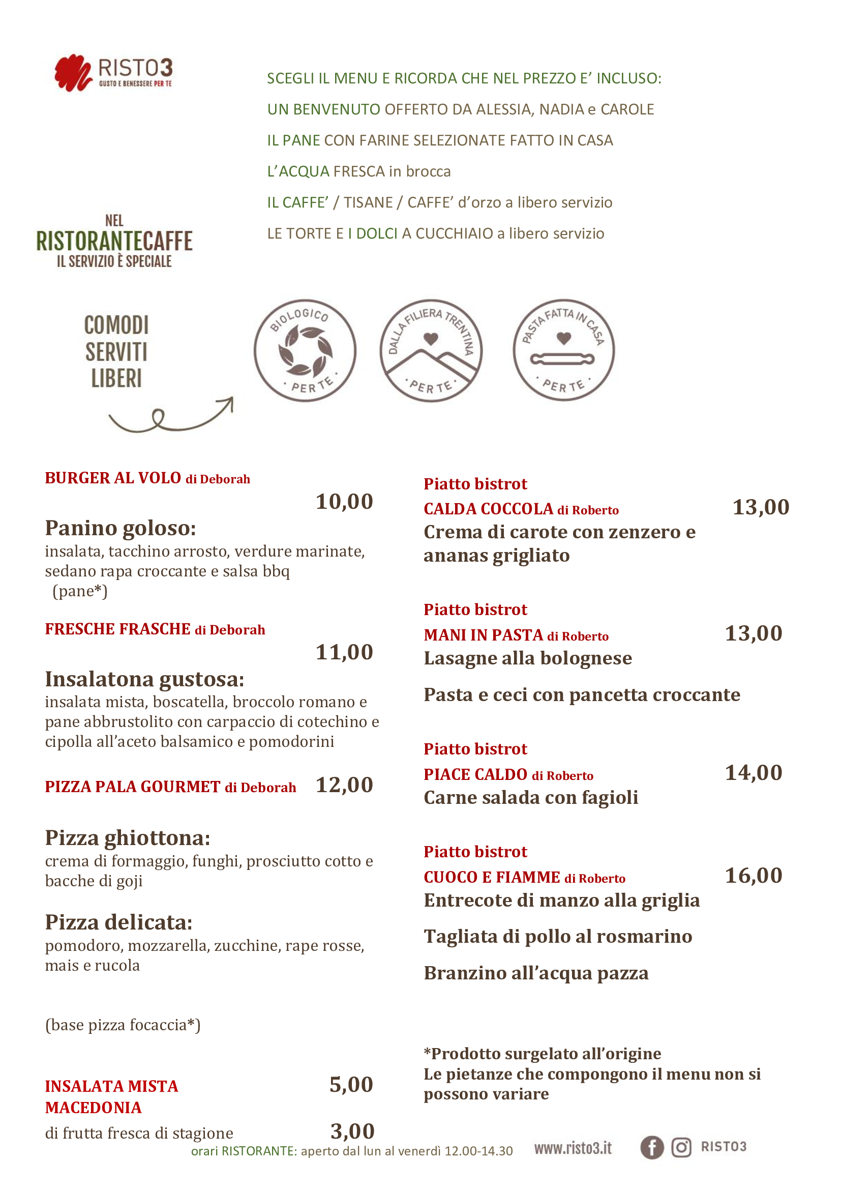 07 RI3 MENU INTERPORTO DAL 24 FEBBRAIO AL 06 MARZO