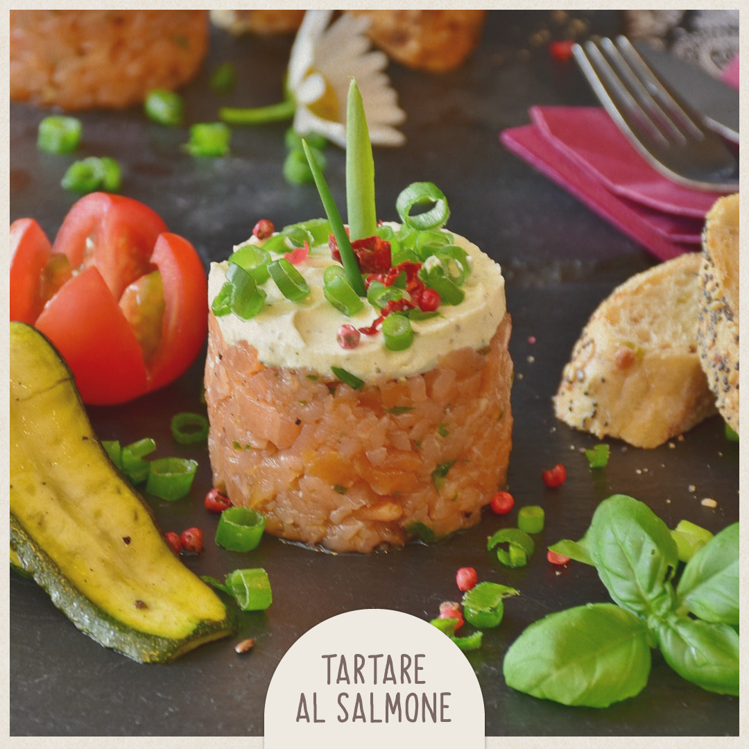 ricette per tartare di salmone con zucchine