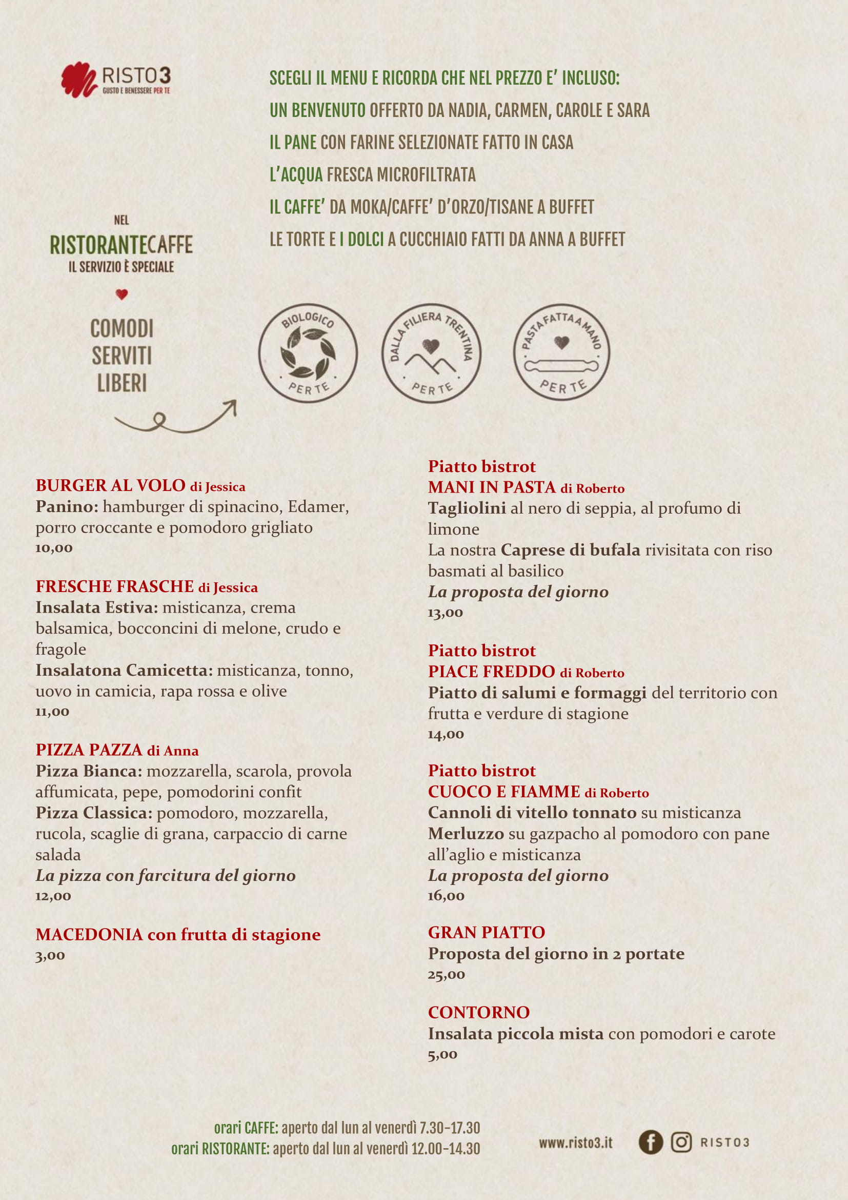 Menu interporto dal 10 al 21 giugno 2019 1