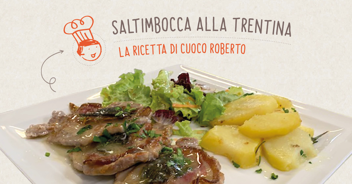 Santimbocca alla trentina ricetta dello chef Roberto ristorante Risto3